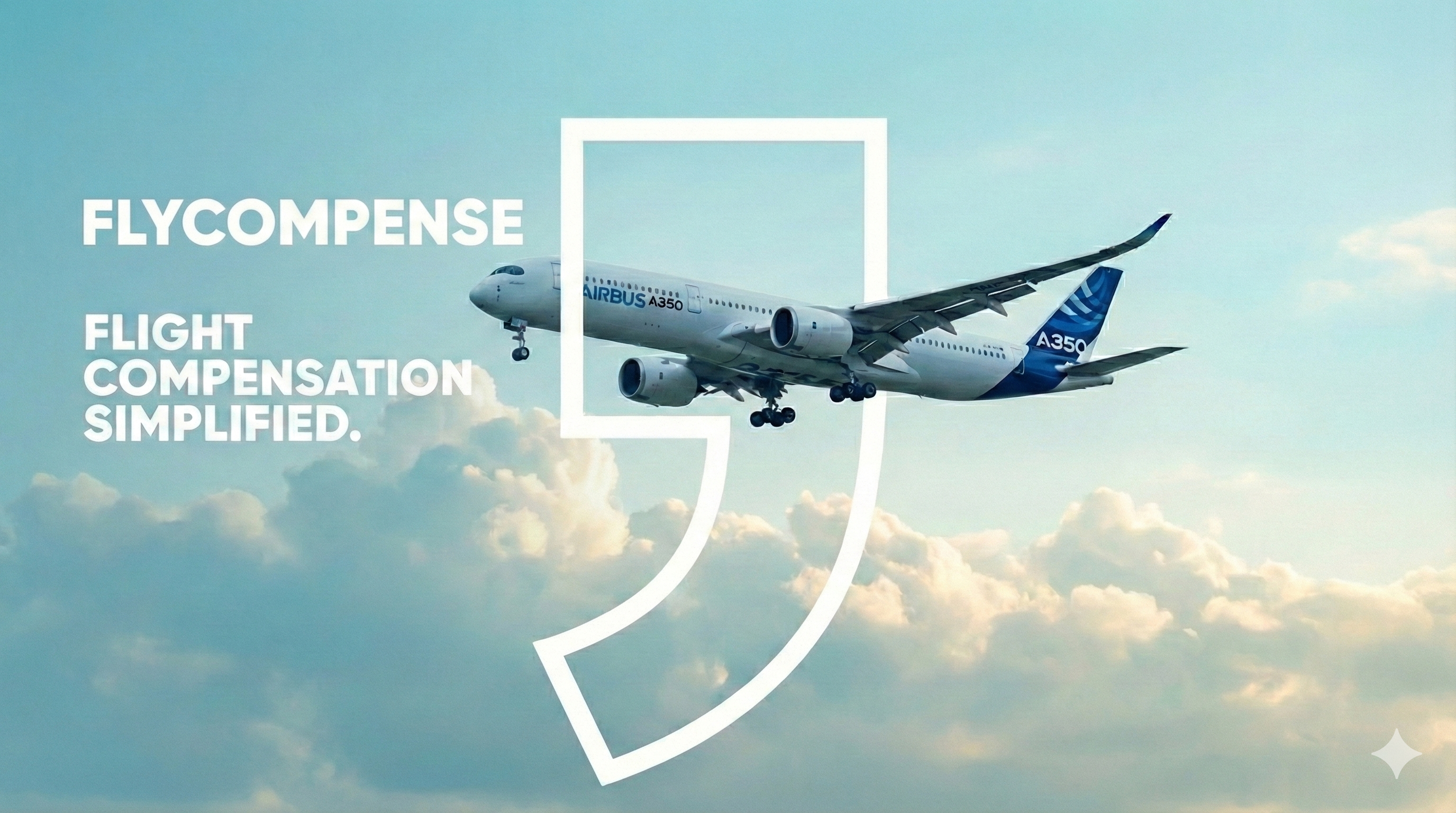 Flight compensation hero background
